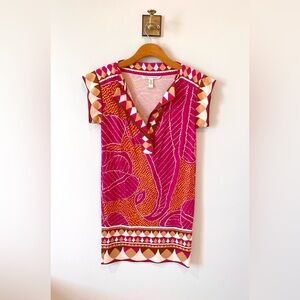 Diane Von Furstenberg dress, silk knit, size 0, XS